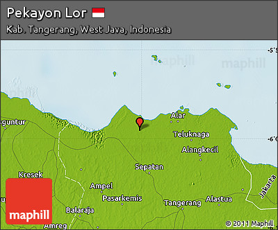 Physical Map of Pekayon Lor