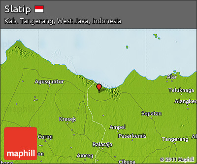 Physical Map of Slatip