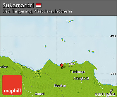 Physical Map of Sukamantri