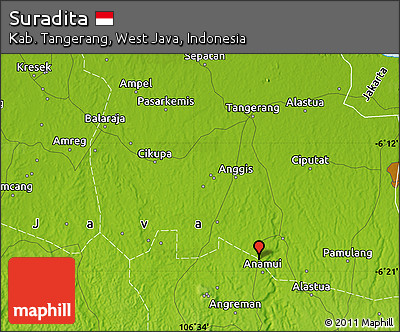 Physical Map of Suradita