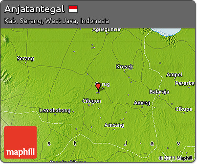 Physical Map of Anjatantegal
