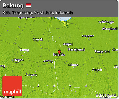 Physical Map of Bakung