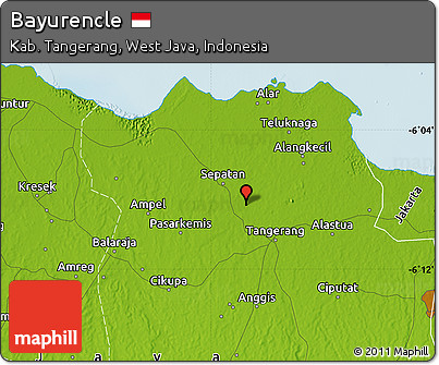 Physical Map of Bayurencle