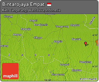 Physical Map of Bintarojaya Empat