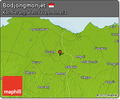 Physical Map of Bodjongmonjet