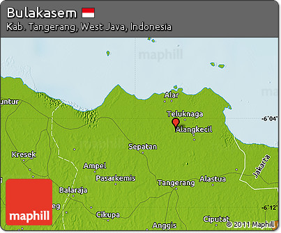 Physical Map of Bulakasem