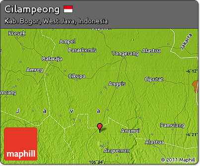 Physical Map of Cilampeong