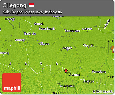 Physical Map of Cilegong