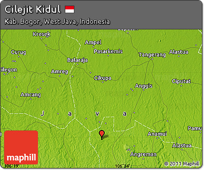 Physical Map of Cilejit Kidul