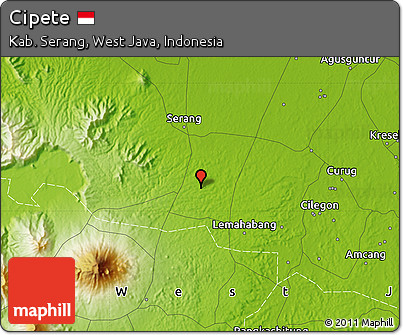 Physical Map of Cipete