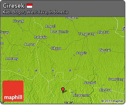 Physical Map of Ciresek