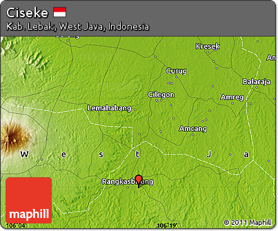 Physical Map of Ciseke