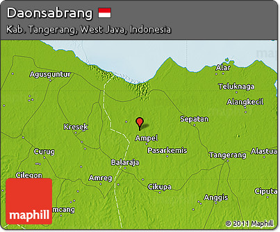 Physical Map of Daonsabrang