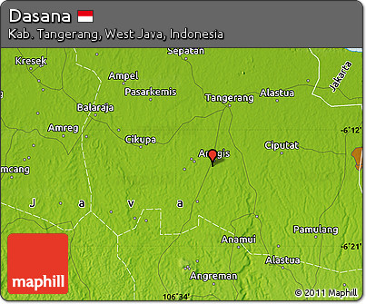 Physical Map of Dasana