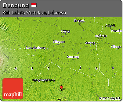 Physical Map of Dengung