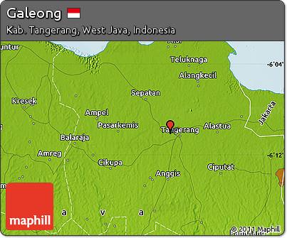 Physical Map of Galeong