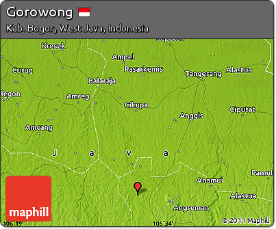 Physical Map of Gorowong