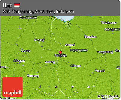Physical Map of Ilat