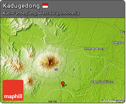 Physical Map of Kadugedong