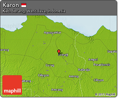 Physical Map of Karon