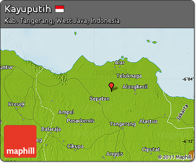 Physical Map of Kayuputih