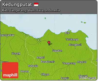 Physical Map of Kedungputat