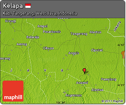 Physical Map of Kelapa