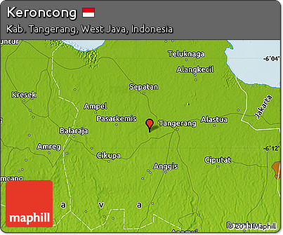 Physical Map of Keroncong