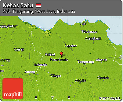 Physical Map of Ketos Satu
