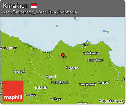 Physical Map of Kinakiun