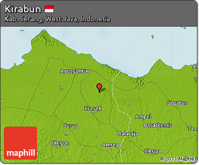 Physical Map of Kirabun