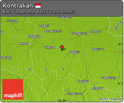 Physical Map of Kontrakan
