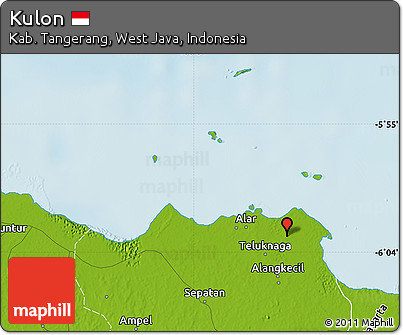 Physical Map of Kulon