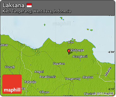 Physical Map of Laksana