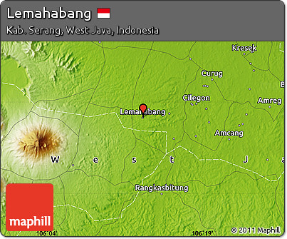 Physical Map of Lemahabang