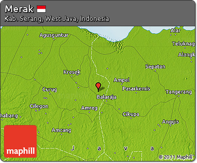 Physical Map of Merak