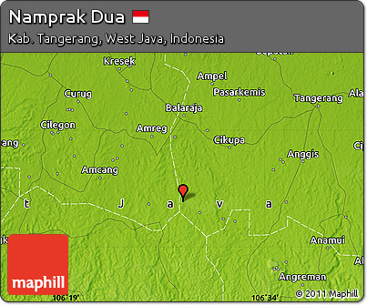 Physical Map of Namprak Dua