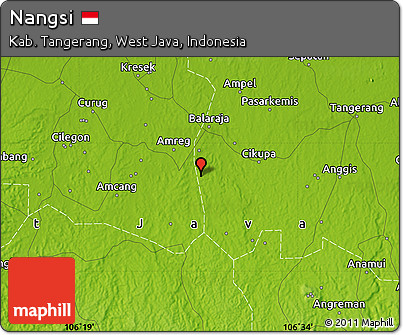 Physical Map of Nangsi