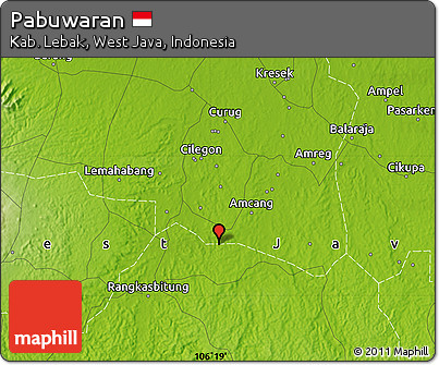 Physical Map of Pabuwaran