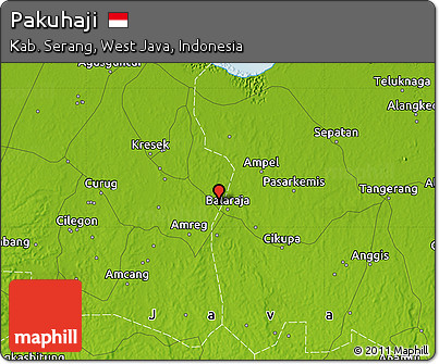 Physical Map of Pakuhaji