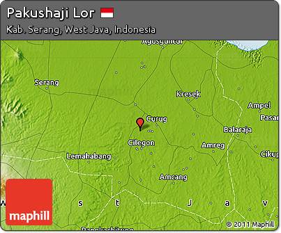 Physical Map of Pakushaji Lor