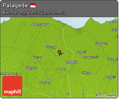 Physical Map of Palagede