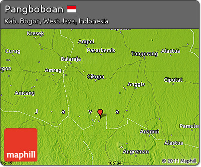 Physical Map of Pangboboan