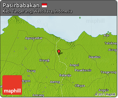 Physical Map of Pasirbabakan