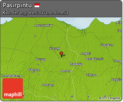 Physical Map of Pasirpintu