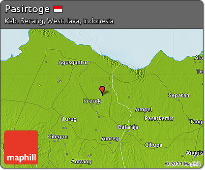 Physical Map of Pasirtoge