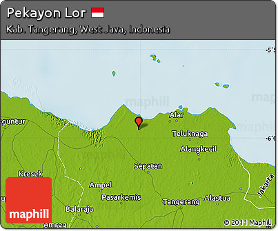 Physical Map of Pekayon Lor
