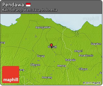 Physical Map of Pendawa
