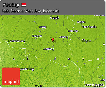Physical Map of Peutey