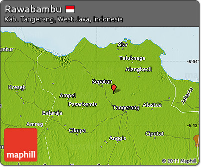 Physical Map of Rawabambu